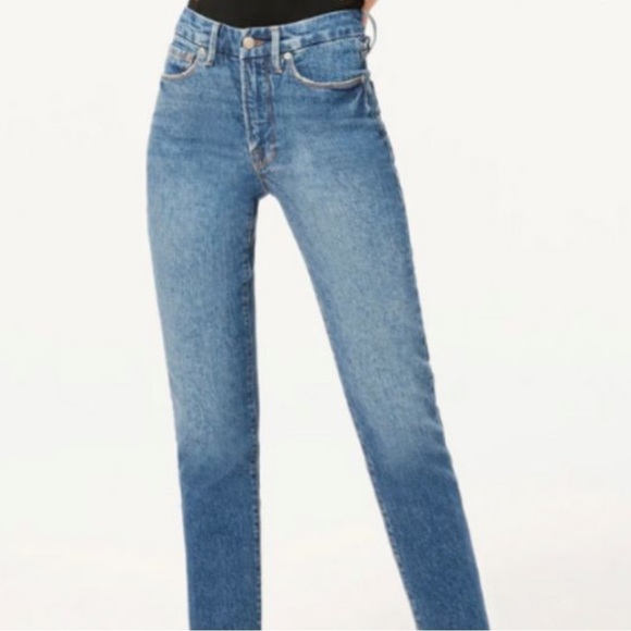 Good American blue Good Classic Jeans Size 2 /26 - Picture 1 of 8